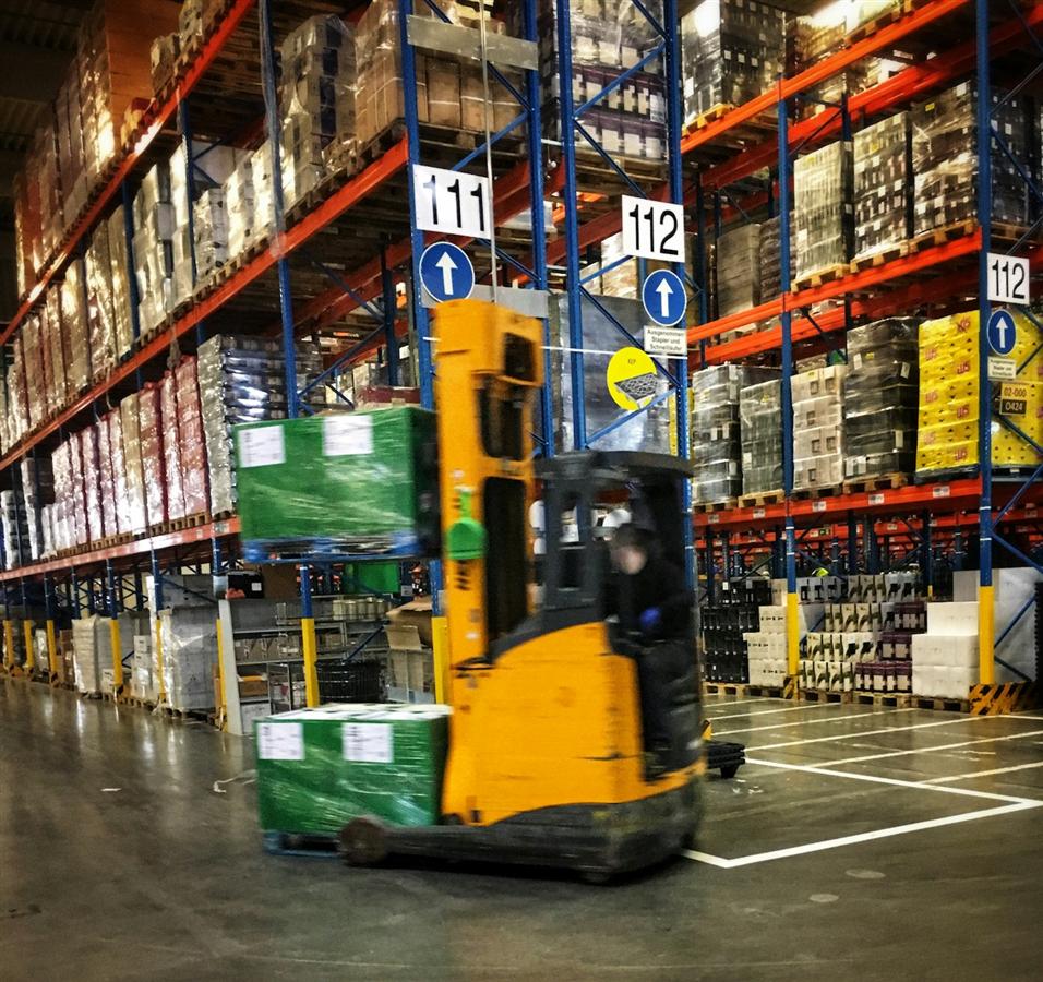 Warehouse racking installation
